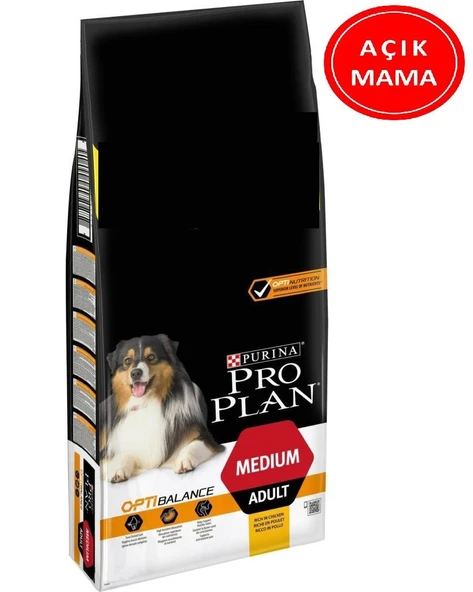 ProPlan Medium Adult Tavuklu Yetişkin Köpek Maması 1 kg AÇIK ürün görseli 1