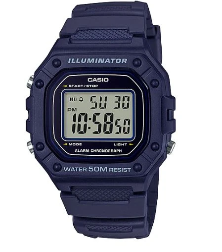 CASIO W-218H-2AVDF ERKEK KOL SAATİ ürün görseli 1