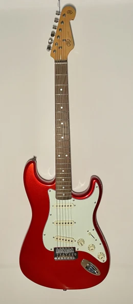SX Stratocaster Elektro Gitar (Candy Apple Red) ürün görseli 1