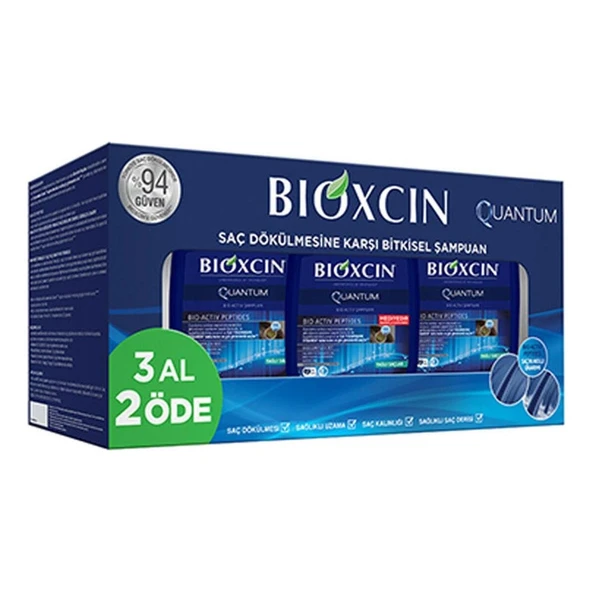 Bioxcin Yağlı Saçlar Için Dökülme Karşıtı Quantum Şampuan 300 ml ürün görseli 1