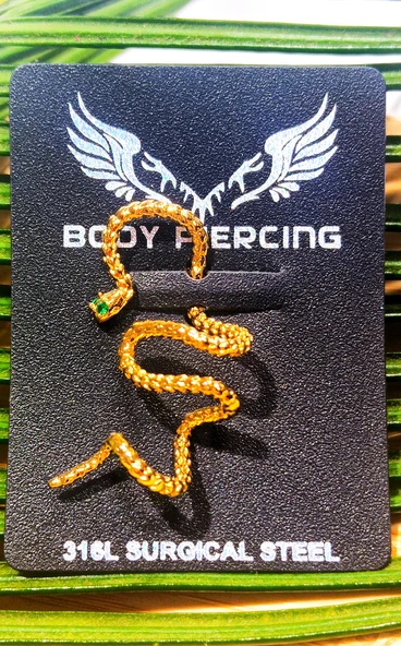 Monalisa Home Taşlı Çelik Figürlü Pirsıng ürün görseli 1