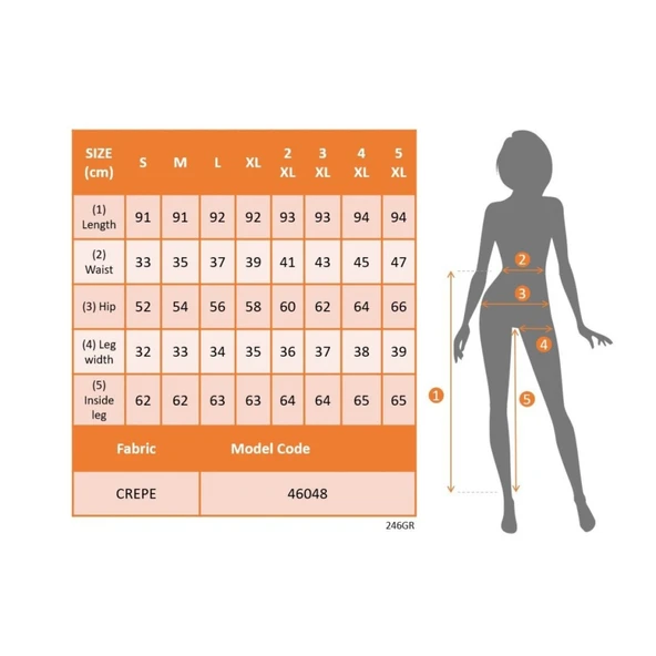 Lucky Life Kadın Yüksek Bel Krep Pantolon - Resim 5