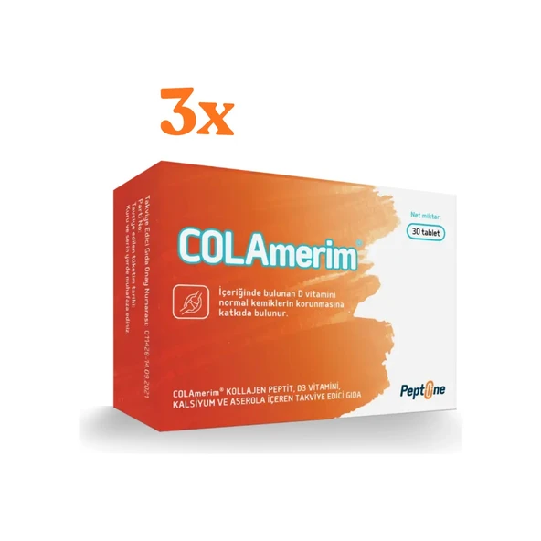Dielen Colamerim 30 Tablet (3 Adet) - Dezenfektan Hediyeli (%72 Alkol) ürün görseli 1