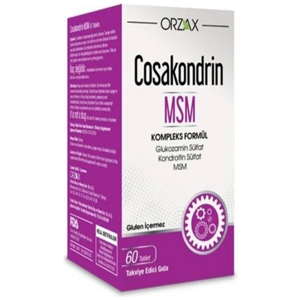 Ocean Orzax Cosakondrin Msm 60 Tablet Vitamin ürün görseli 1