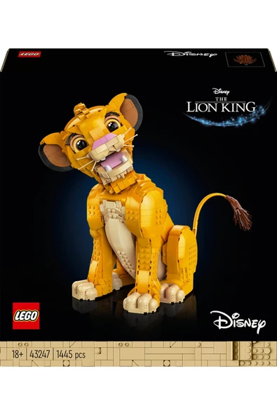 ® ǀ Disney Genç Aslan Kral Simba 43247 – Yetişkinler için Yaratıcı Hayvan Figürü Yapım Seti (1445P) - Resim 3