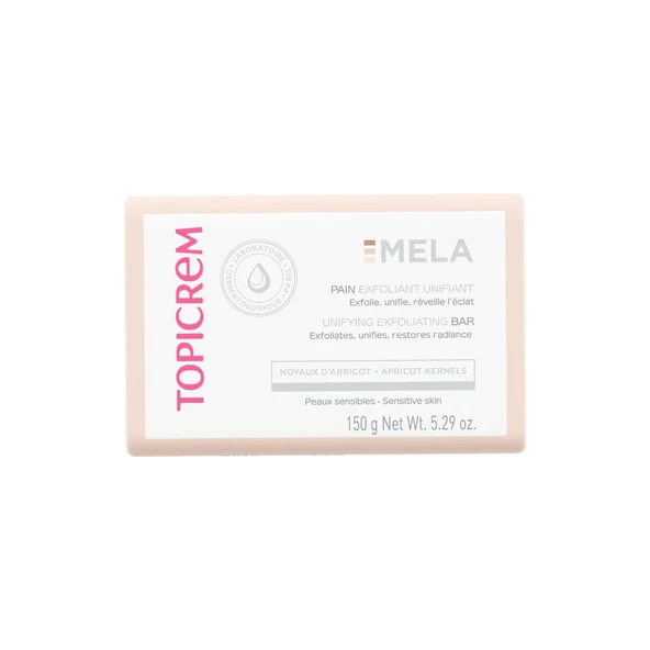 Topicrem Mela Unifying Exfoliating Bar - Kalıp Temizleyici 150 gr - Dezenfektan Hediyeli (%72 Alkol) ürün görseli 1