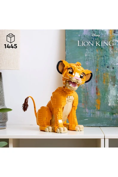 ® ǀ Disney Genç Aslan Kral Simba 43247 – Yetişkinler için Yaratıcı Hayvan Figürü Yapım Seti (1445P) - Resim 5