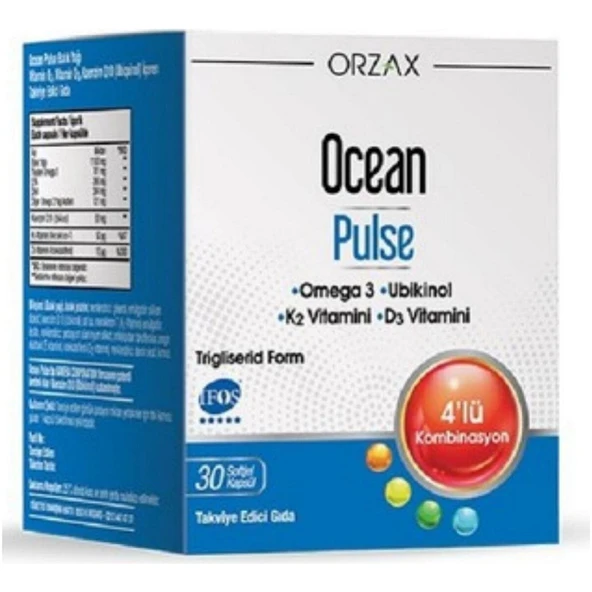 Orzax Pulse Balık Yağı 30 Kapsül ürün görseli 1