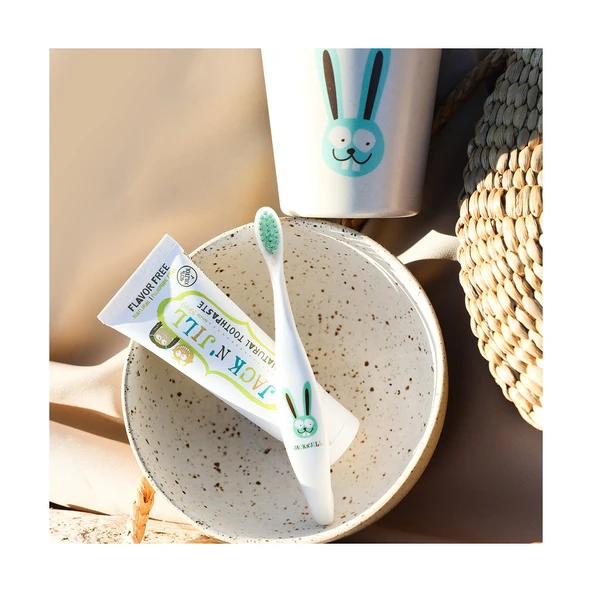 Jack N'Jill Mısır Koçanı Diş Fırçası Bunny - Dezenfektan Hediyeli (%72 Alkol) - Resim 3