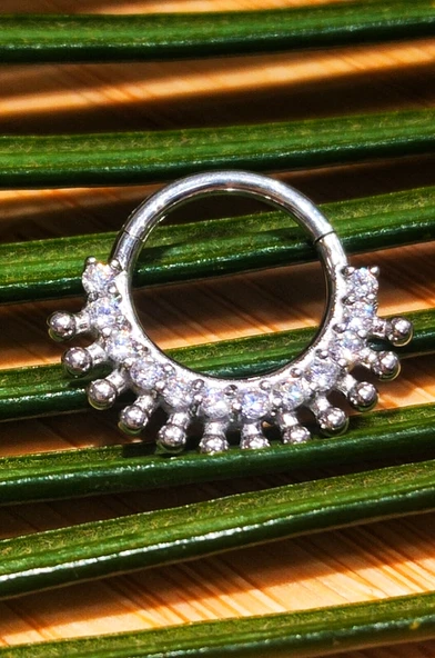 Monalisa Home Taşlı Çelik Figürlü Pirsıng ürün görseli 1