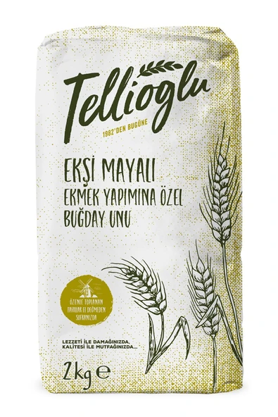 Ekşi Mayalı Ekmek Yapımına Özel Buğday Unu 2 Kg - Resim 2