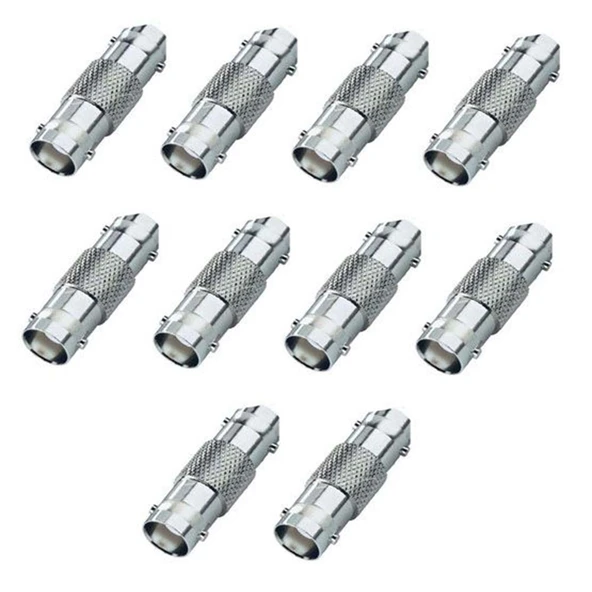 Nif Bilişim BNC Ara Konnektör BNC To BNC Dişi BNC Ara Konnektör BNC To BNC Ara Konnektör BNC Ek Aparatı 10 Adet ürün görseli 1