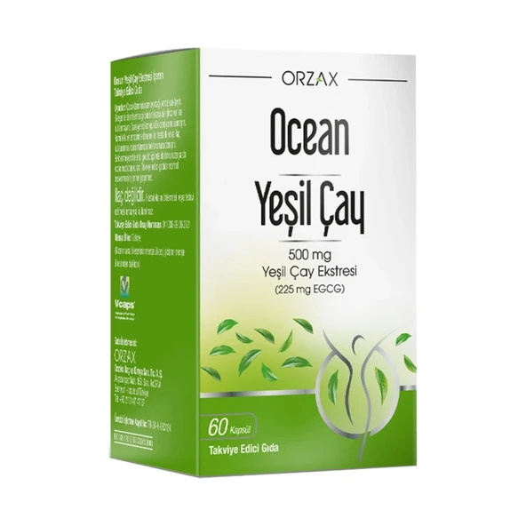 Orzax Green Tea Takviye Edici Gıda 60 Kapsül ürün görseli 1