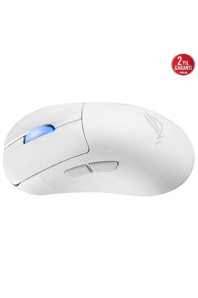Asus ROG Keris II Ace AimPoint Beyaz Optik Kablolu/Kablosuz Oyuncu Mouse Teşhir - Resim 4
