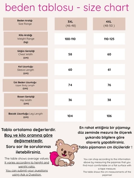 Kadın Etnik Desen 3 Düğme Pamuk Likra Mevsimlik Uzun Kol Pijama Takımı - Resim 5