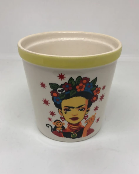 LEBRON Seramik Dekoratif Saksı Kadın Figürlü ürün görseli 1