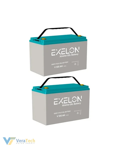 VeraTech Güneş Enerjisi Bahçe Evi Solar Paketi 350W Güneş Paneli, 100AH Jel Akü, 3KVA İnverter - Resim 5