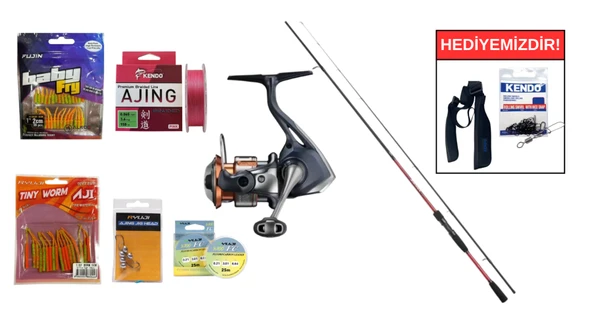 Shimano Sienna Spinning Sensitive 2,11M&Shimano Nasci FD 500 Lrf Seti ürün görseli 1