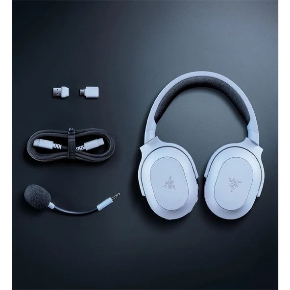 Razer Barracuda X Chroma Beyaz Kablosuz Gaming Kulaklık RZ04-05220200-R3M1 - Resim 4