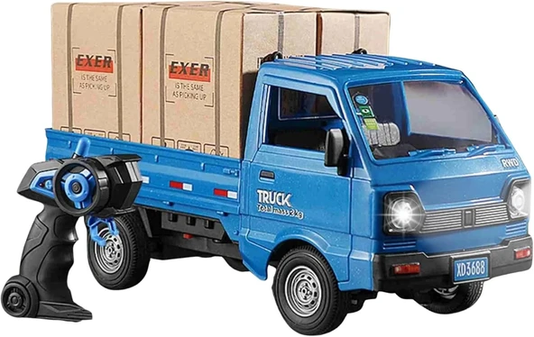 Uzaktan Kumandalı 2.4 Ghz RC Kamyonet Yük Taşıma Aracı Kapıları Açılabilen Sesli Işıklı Şarjlı ürün görseli 1