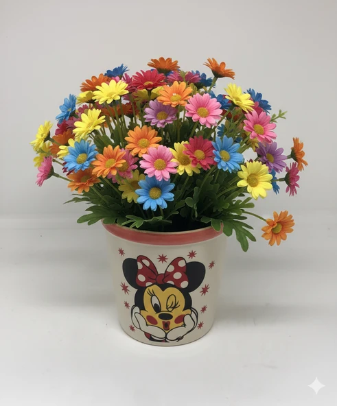 LEBRON Seramik Dekoratif Saksı Disney Figürlü ürün görseli 1