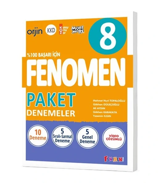 Fenomen Yayınları 8. Sınıf Fenomen 10 Paket Deneme Yeni ürün görseli 1