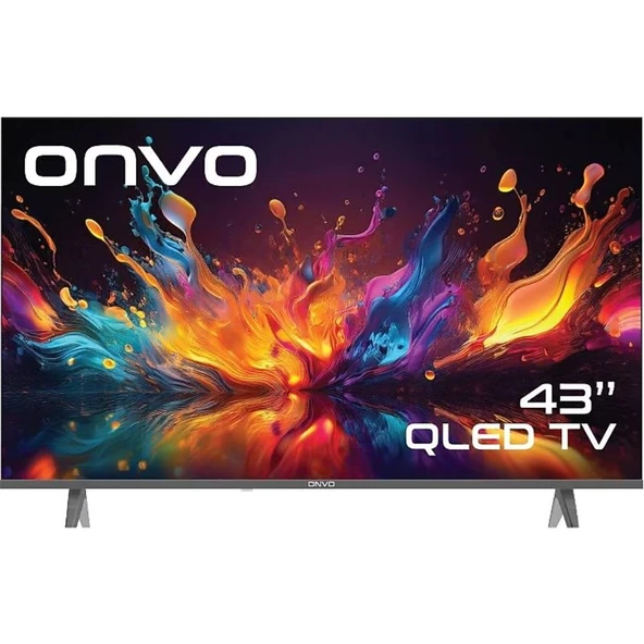 Onvo 43OVF5000AQ Full HD 43" 109 Ekran Uydu Alıcılı Google Smart QLED TV ürün görseli 1
