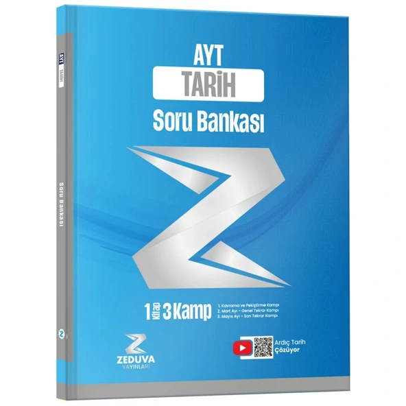 Zeduva Yayınları Soner Ardıç AYT Tarih 1 Kitap 3 Kamp Soru Bankası ürün görseli 1