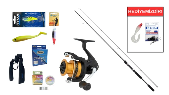 Shimano FX XT 240M 10-30 Gr&Shimano FX C3000 Spin Seti ürün görseli 1