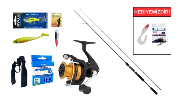 Shimano FX XT 240M 10-30 Gr&Shimano FX 2500 Spin Seti ürün görseli 1