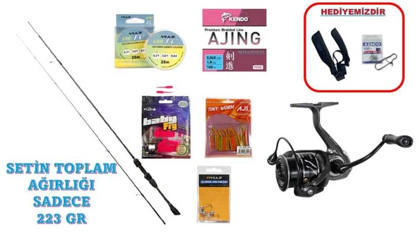 Ryuji Voltage 190 cm 0.5–5 gr & Ryuji Voltage 800 LRF Seti ürün görseli 1