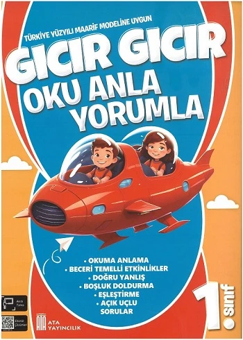 1. Sınıf Maarif Modeli Gıcır Gıcır + Oku Anla Yorumla + Oku Anla Boya + Okuma Anlama - Resim 2