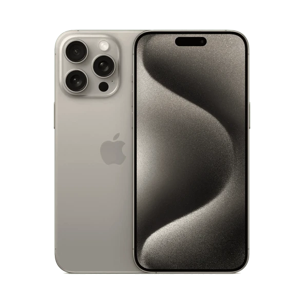 Yenilenmiş iPhone 15 Pro Max 256 GB Natürel Titanyum Cep Telefonu (12 Ay Garantili) - A Kalite ürün görseli 1