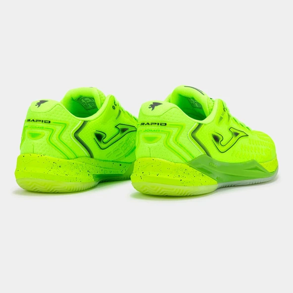Joma TRAPW2511C Rapid Erkek Yeşil Toprak Tenis Ayakkabı - Resim 3
