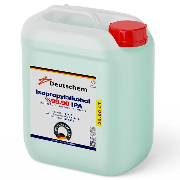 Deutschem İzoPropil Alkol - 20 Litre (4x5Litre) ürün görseli 1