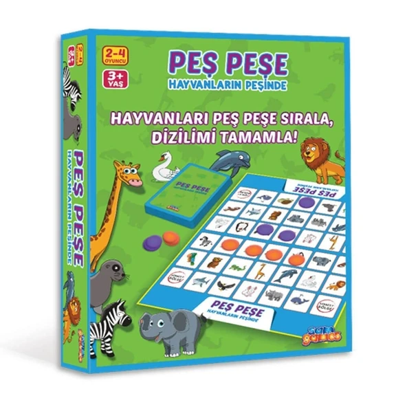 Peş Peşe Hayvanların Peşinde Kutu Oyunu ürün görseli 1
