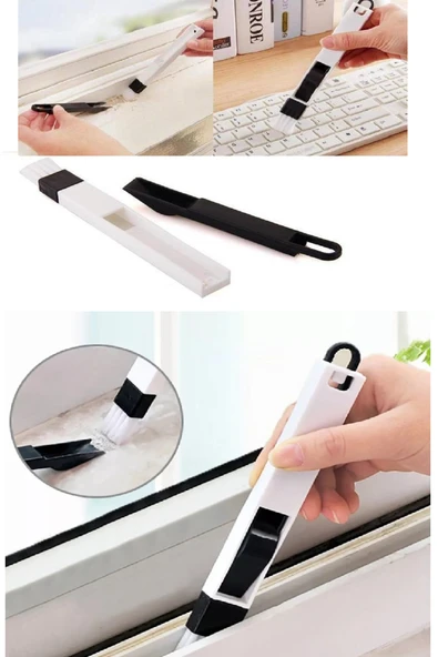 Mini Kürekli Fırça Bilgisayar Klavye Pencere Oluğu Dar Bölge Köşe Bucak Toz Fırçası ürün görseli 1