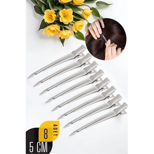 Saç Pensi Metal Toka 8 ADET ürün görseli 1