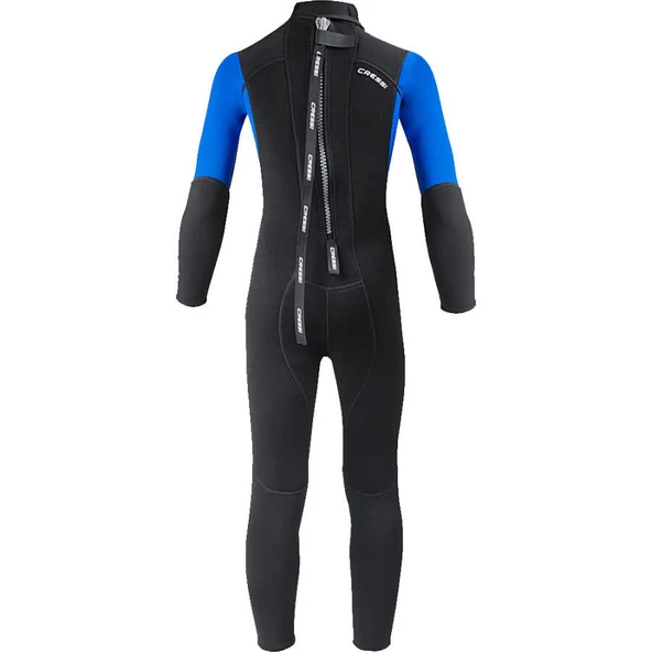 Cressi Morea Wetsuit Junior Dalış Elbisesi  BLACK/BLUE 3MM-12/13 YAŞ - Resim 3
