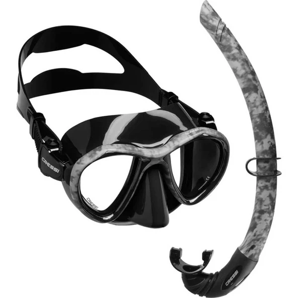 Cressi Metis Maske - Corsica Şnorkel Set  BLACK CAMO ürün görseli 1
