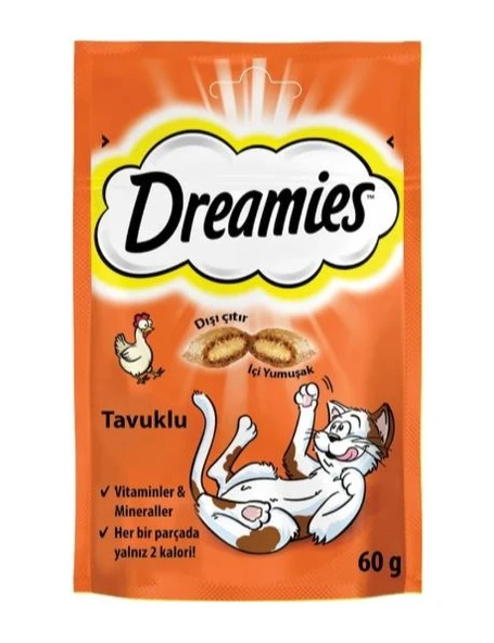 Dreamies Tavuklu Yetişkin Kedi Ödülü 60 Gr x 24 Adet ürün görseli 1