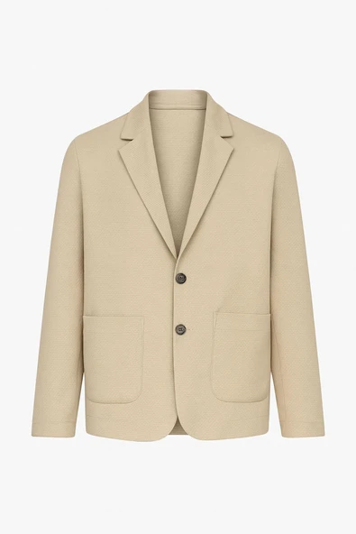 Erkek İtalyan Kesim Astarsz Blazer Ceket Klasik ve Modern Şıklık ürün görseli 1