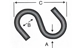 ES - S Kanca Minik 3,25x30 - 200 Adet - Resim 2