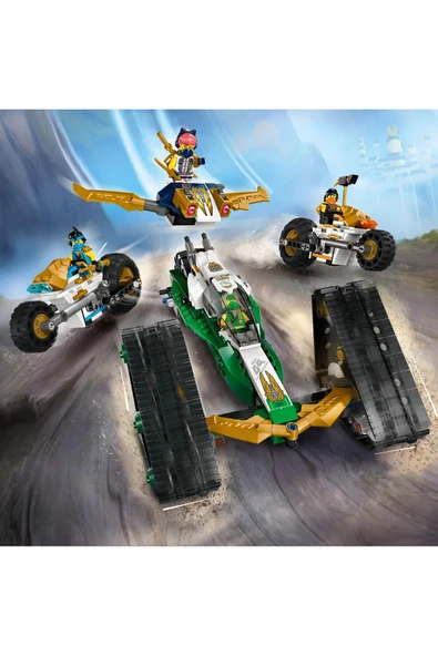 ® NINJAGO® Ninja Ekibi Kombo Araç 71820 – 9+ 4’ü 1 Arada Yaratıcı Oyuncak Yapım Seti (576P) - Resim 6