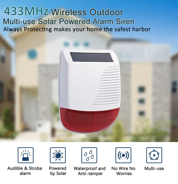 Tuya Akıllı Kablosuz (WiFi) Ev Güvenlik Alarm Seti Google Home Destekli - Resim 8