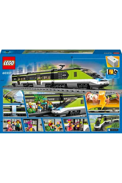 ® City Ekspres Yolcu Treni 60337 - 7+ Yaratıcı Oyuncak Yapım Seti (764Parça) - Resim 4