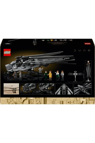 ® Icons Dune: Çöl Gezegeni Atreides Royal Ornithopter 10327 - 18+ Model Yapım Seti (1369P) - Resim 4