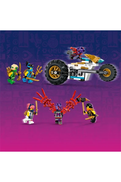 ® NINJAGO® Ninja Ekibi Kombo Araç 71820 – 9+ 4’ü 1 Arada Yaratıcı Oyuncak Yapım Seti (576P) - Resim 8