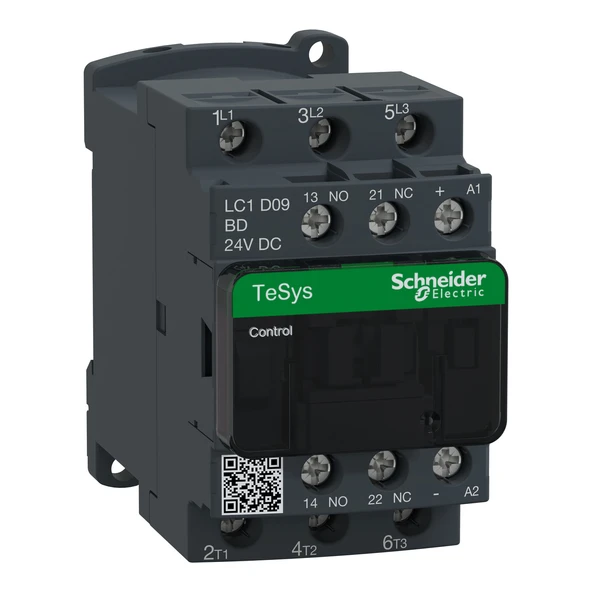 Schneider Electric LC1D09BD 9A 24V DC Kontaktör ürün görseli 1
