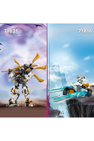 ® NINJAGO® Ninja Ekibi Kombo Araç 71820 – 9+ 4’ü 1 Arada Yaratıcı Oyuncak Yapım Seti (576P) - Resim 10